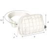 imageCC Belt Bag for Women Crossbody Fanny Pack with Adjustable Strap  Fashion Waist Pack Gifts BG4253 WhitePaddedIvory