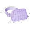 imageCC Belt Bag for Women Crossbody Fanny Pack with Adjustable Strap  Fashion Waist Pack Gifts BG4253 WhitePaddedLavender
