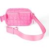 imageCC Belt Bag for Women Crossbody Fanny Pack with Adjustable Strap  Fashion Waist Pack Gifts BG4253 WhitePaddedPink