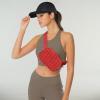 imageCC Belt Bag for Women Crossbody Fanny Pack with Adjustable Strap  Fashion Waist Pack Gifts BG4253 WhitePaddedRed