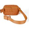 imageCC Belt Bag for Women Crossbody Fanny Pack with Adjustable Strap  Fashion Waist Pack Gifts BG4253 WhitePaddedRust