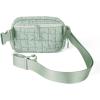 imageCC Belt Bag for Women Crossbody Fanny Pack with Adjustable Strap  Fashion Waist Pack Gifts BG4253 WhitePaddedSage