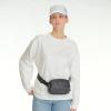 imageCC Belt Bag for Women Crossbody Fanny Pack with Adjustable Strap  Fashion Waist Pack Gifts BG4253 WhiteVegan Leather Woven  Black