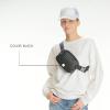 imageCC Belt Bag for Women Crossbody Fanny Pack with Adjustable Strap  Fashion Waist Pack Gifts BG4253 WhiteVegan Leather Woven  Black