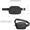 imageCC Belt Bag for Women Crossbody Fanny Pack with Adjustable Strap  Fashion Waist Pack Gifts BG4253 WhiteVegan Leather Woven  Red