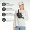 imageCC Belt Bag for Women Crossbody Fanny Pack with Adjustable Strap  Fashion Waist Pack Gifts BG4253 WhiteVegan Leather Woven  Red