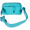 imageCC Belt Bag for Women Fanny Pack Crossbody Bags for Women Fashion Waist Packs with Adjustable Strap Gifts for Women BG4253 blackaqua blue