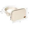 imageCC Belt Bag for Women Fanny Pack Crossbody Bags for Women Fashion Waist Packs with Adjustable Strap Gifts for Women BG4253 blackbeige
