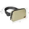 imageCC Belt Bag for Women Fanny Pack Crossbody Bags for Women Fashion Waist Packs with Adjustable Strap Gifts for Women BG4253 blackkhaki