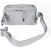 imageCC Belt Bag for Women Fanny Pack Crossbody Bags for Women Fashion Waist Packs with Adjustable Strap Gifts for Women BG4253 blacklt grey