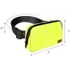 imageCC Belt Bag for Women Fanny Pack Crossbody Bags for Women Fashion Waist Packs with Adjustable Strap Gifts for Women BG4253 blackneon lime