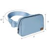 imageCC Belt Bag for Women Fanny Pack Crossbody Bags for Women Fashion Waist Packs with Adjustable Strap Gifts for Women BG4253 blacksteel blue