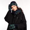 imageCC CC Super Thick Fuzzy Fleeced Lined Warm Winter Knitted Mittens GlovesBuffalo Plaid Hunter GreenNavy