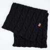 imageCC CC Winter Soft Matching Unisex Chunky Knit Cowl Loop Infinity ScarfBlack