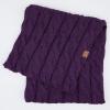 imageCC CC Winter Soft Matching Unisex Chunky Knit Cowl Loop Infinity ScarfDkpurple