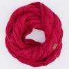 imageCC CC Winter Soft Matching Unisex Chunky Knit Cowl Loop Infinity ScarfHot Pinkcc