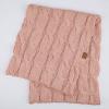 imageCC CC Winter Soft Matching Unisex Chunky Knit Cowl Loop Infinity ScarfIndi Pinkcc
