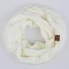 imageCC CC Winter Soft Matching Unisex Chunky Knit Cowl Loop Infinity ScarfIvorycc