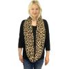 imageCC CC Winter Soft Matching Unisex Chunky Knit Cowl Loop Infinity ScarfLeopard
