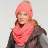 imageCC CC Winter Soft Matching Unisex Chunky Knit Cowl Loop Infinity ScarfRibbed Black