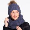 imageCC CC Winter Soft Matching Unisex Chunky Knit Cowl Loop Infinity ScarfRibbed Solid Mint