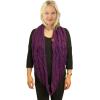 imageCC CC Winter Soft Matching Unisex Chunky Knit Cowl Loop Infinity ScarfSolid Dk Purple
