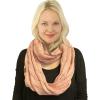 imageCC CC Winter Soft Matching Unisex Chunky Knit Cowl Loop Infinity ScarfSolid Indi Pink