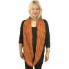 imageCC CC Winter Soft Matching Unisex Chunky Knit Cowl Loop Infinity ScarfSolid Rust