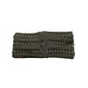 imageCC Cable Knit Fuzzy Lined Ear Warmer Ponytail Pony Headband BlackDark Olive
