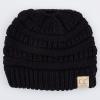 imageCC Children Kids Beanie Chunky Knitted Beanie Pony Tail Hat for Kid Ages 25 MB847 MB816Black
