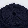 imageCC Children Kids Beanie Chunky Knitted Beanie Pony Tail Hat for Kid Ages 25 MB847 MB816Navy