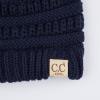 imageCC Children Kids Beanie Chunky Knitted Beanie Pony Tail Hat for Kid Ages 25 MB847 MB816Navy