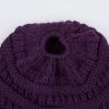 imageCC Children Kids Beanie Chunky Knitted Beanie Pony Tail Hat for Kid Ages 25 MB847 MB816Purple