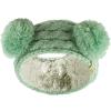 imageCC Childrens Kids Double Pom Cable Knit Fuzzy Lined Ear Warmer HeadbandMint