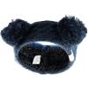 imageCC Childrens Kids Double Pom Cable Knit Fuzzy Lined Ear Warmer HeadbandNavy