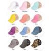 imageCC Childrens Kids Girls Criss Cross High Bun Adjustable Mesh Trucker Baseball CapCotton Twill  Grape