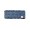 imageCC Childrens Kids Winter Warm Cable Knit Fuzzy Lined Ear Warmer HeadbandDark Denim