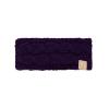 imageCC Childrens Kids Winter Warm Cable Knit Fuzzy Lined Ear Warmer HeadbandDark Purple