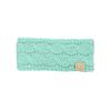 imageCC Childrens Kids Winter Warm Cable Knit Fuzzy Lined Ear Warmer HeadbandMint