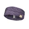 imageCC Childrens Kids Winter Warm Cable Knit Fuzzy Lined Ear Warmer HeadbandViolet