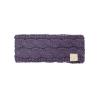 imageCC Childrens Kids Winter Warm Cable Knit Fuzzy Lined Ear Warmer HeadbandViolet