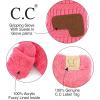imageCC Colorful Ribbed Knit Childrens Mittens  Warm Soft ampamp Cozy Winter GlovesNew Candy Pink