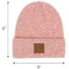imageCC Eco Friendly Unisex Classic Warm Winter Beanie and Touchscreen Glove SetHeather Bubble Berry