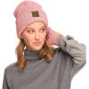 imageCC Eco Friendly Unisex Classic Warm Winter Beanie and Touchscreen Glove SetHeather Bubble Berry