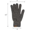 imageCC Eco Friendly Unisex Classic Warm Winter Beanie and Touchscreen Glove SetHeather Charcoal
