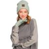 imageCC Eco Friendly Unisex Classic Warm Winter Beanie and Touchscreen Glove SetHeather Mint