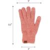 imageCC Eco Friendly Unisex Classic Warm Winter Beanie and Touchscreen Glove SetHeather Strawberry
