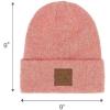 imageCC Eco Friendly Unisex Classic Warm Winter Beanie and Touchscreen Glove SetHeather Strawberry
