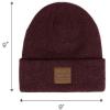 imageCC Eco Friendly Unisex Classic Warm Winter Beanie and Touchscreen Glove SetHeather Wine