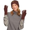 imageCC Eco Friendly Unisex Classic Warm Winter Beanie and Touchscreen Glove SetHeather Wine